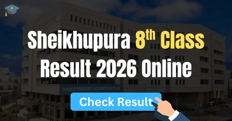 Sheikhupura 8th Class Result 2026