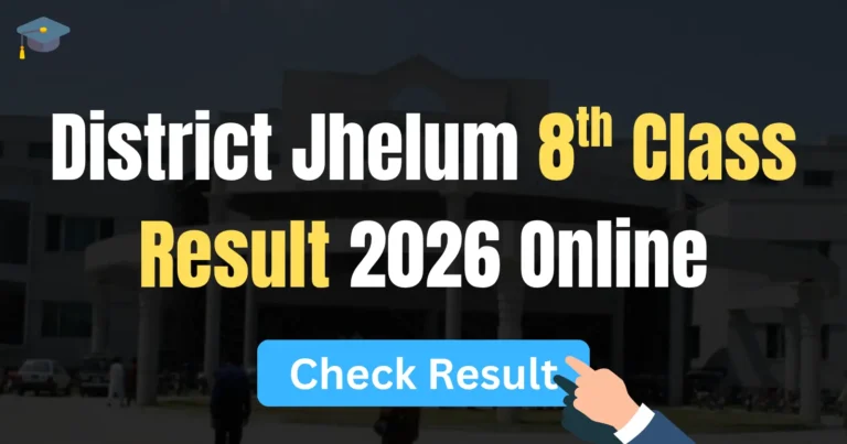 Jhelum 8th Class Result 2026